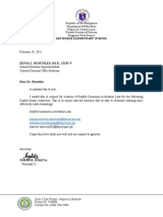 Request Letter For DepEd Commons Activation Link