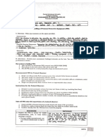 Doffing of Personal Protective Equipment Procedure Checklist - Darwin Jay L. Sang-An (Bsn-1a)