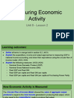 unit 8 - lesson 2 - measuring economic activity