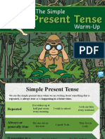 T L 9481 Simple Present Tense Warmup Powerpoint - Ver - 2