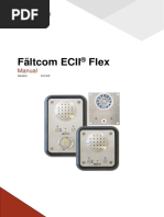 Fältcom ECII Flex: Manual