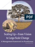 Scaling Up-From Vision To Large Scale Change: A Management Framework For Practitioners