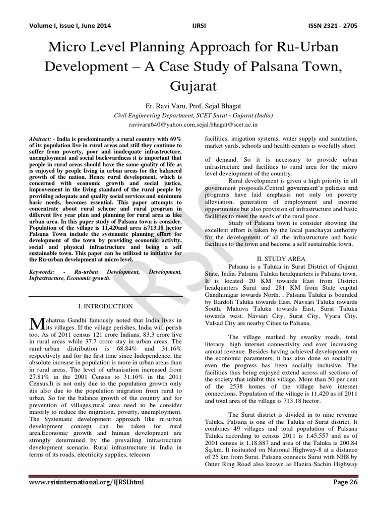 Micro Level Planning - Gujarat | PDF | Economies | Business