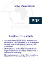 Qualitative Data Analysis