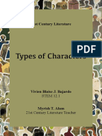 Types of Characters: 21st Century Literature