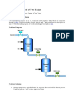 PLC Level Control of Two Tanks