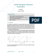 Vario Gram Parameters