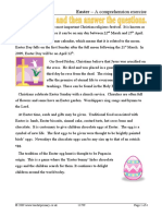 Easter - A Comprehension Exercise: ND TH