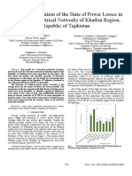 Structural Evaluation of The State of Power Losses in 0.4-220kV Electrical Networks of Khatlon Region, Republic of Tajikistan