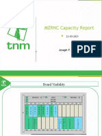 MZRNC Capacity Report: Joseph F. Chikuse