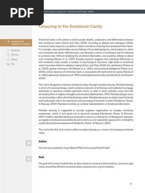 Colouring In For Emotional Clarity