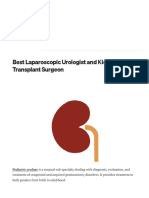 Best Laparoscopic Urologist and Kidney Transplant Surgeon - Hyd