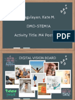 Dental Student Kate Pagulayan's Digital Vision Board and Goals