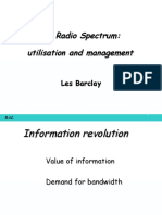 The Radio Spectrum: Utilisation and Management