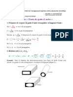 Cours_Etude Du Guide d'Ondes