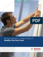 Motion Detectors - Made by Bosch: Quality You Can Trust