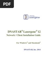 Silo - Tips - Dnastar Lasergene 12 Network Client Installation Guide For Windows and Macintosh