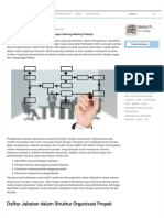 Struktur Organisasi Proyek Beserta Tugas Masing-Masing Pekerja - Pengadaan (Eprocurement)