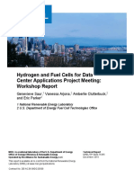 Hydrogen and Fuel Cells For Data Center Applications Project Meeting: Workshop Report