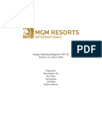 MGM Resorts International - Marketing Plan