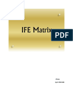 IFE Matrix