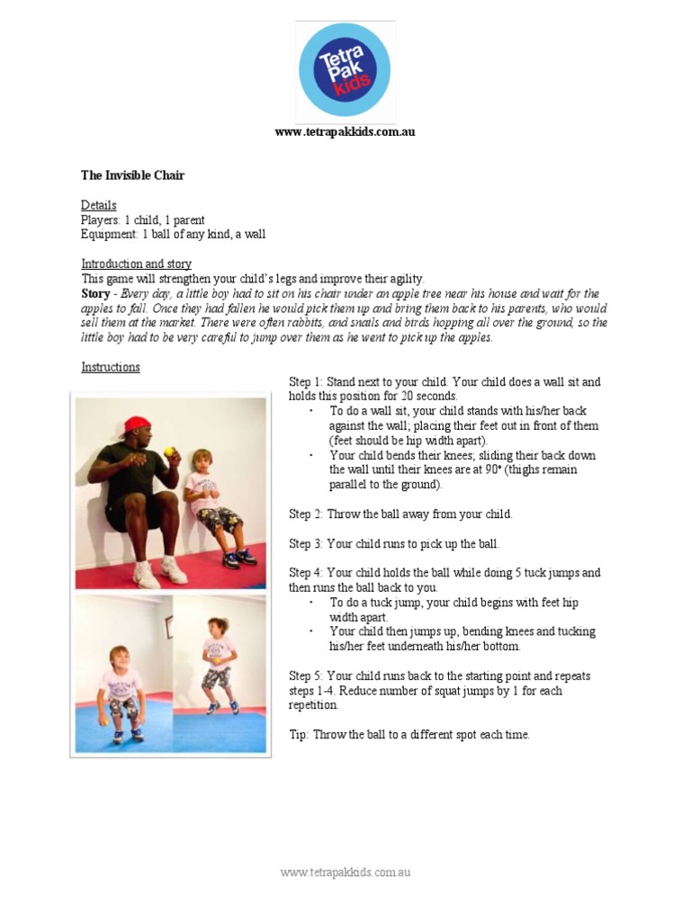 The Invisible Chair | PDF | Recreation | Physical Exercise