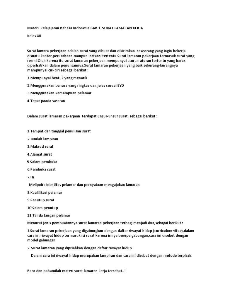 Download 95+ Contoh Surat Surat Lamaran Kerja Juga Disebut Surat Terbaik Dan Terbaru