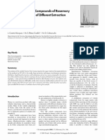 Analysis of Volatile Compounds of Rosemary Honey. Comparison of Different Extraction Techniques