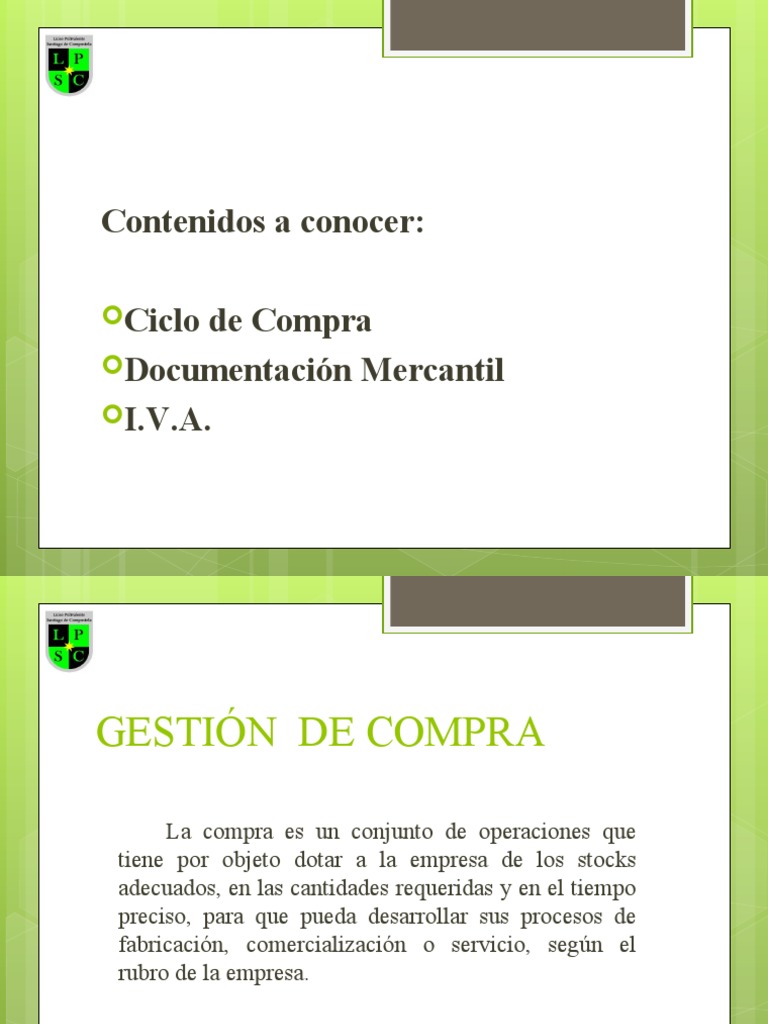 Etapas del Ciclo de Compras Empresarial | PDF | Cheque | Pagaré