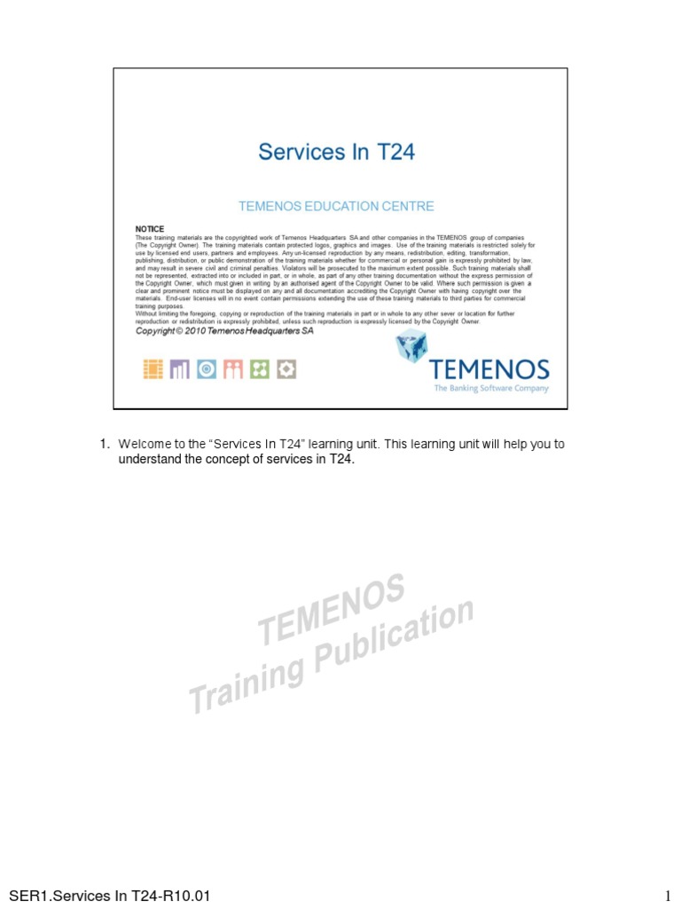 Services In T24-Understand How Services Work | PDF | Subroutine ...