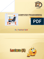 Computer Programming: D - H S A S I