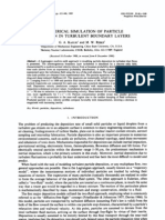 Numerical Simulation of Particle Deposition in Turbulent Boundary Layers