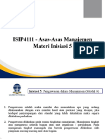 Materi Inisiasi 5 - ISIP4111 - Fungsi Pengawasan