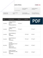 Account Details and Transaction History: Ecosave Sa-I