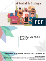 Perubahan Sosial Budaya PPT