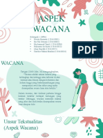 WACANA]Judul yang dioptimalkan  untuk dokumen tersebut adalah:[ASPEK WACANA: KOHESI DAN KOHERENSI