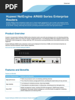 Huawei NetEngine AR600 Series Enterprise Routers Datasheet