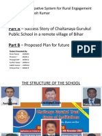 Part A - Success Story of Chaitanaya Gurukul: Public School in A Remote Village of Bihar