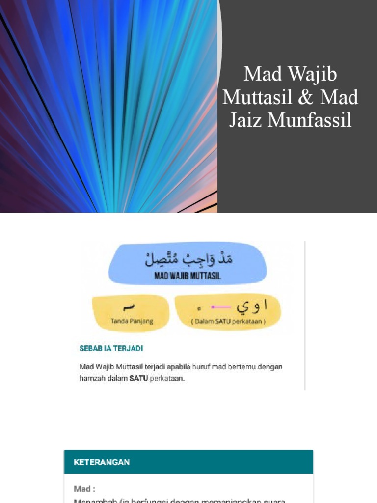 Mad wajib mutasil