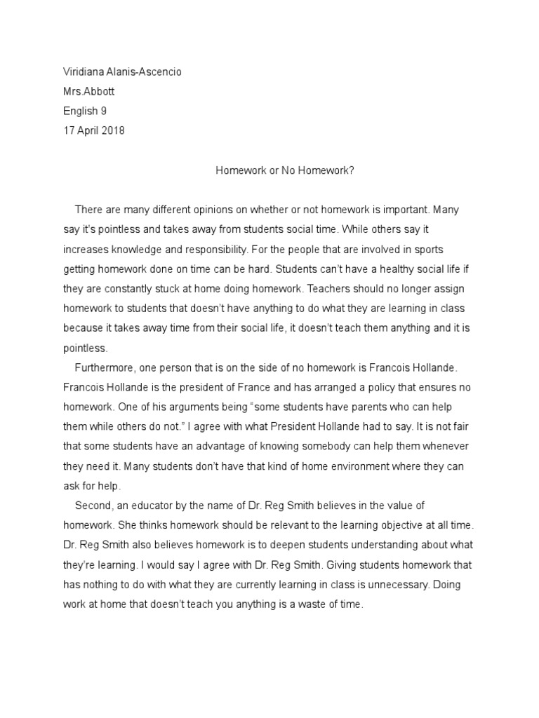 The Homework Debate: Pros and Cons | PDF | Homework | Behavior Modification