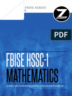 FBISE Mathematics Series Complete Notes