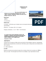 Topografía EJERCICIOS DE ESCALAS