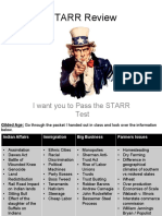 Pass the STARR Test
