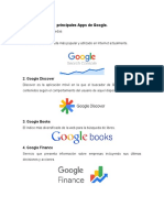 Principales Apps de Google