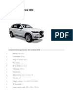 BMW X5 2016 Caracteristicas