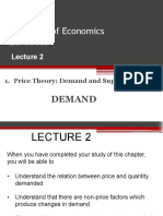 Lecture 2 Price Theory - Demand