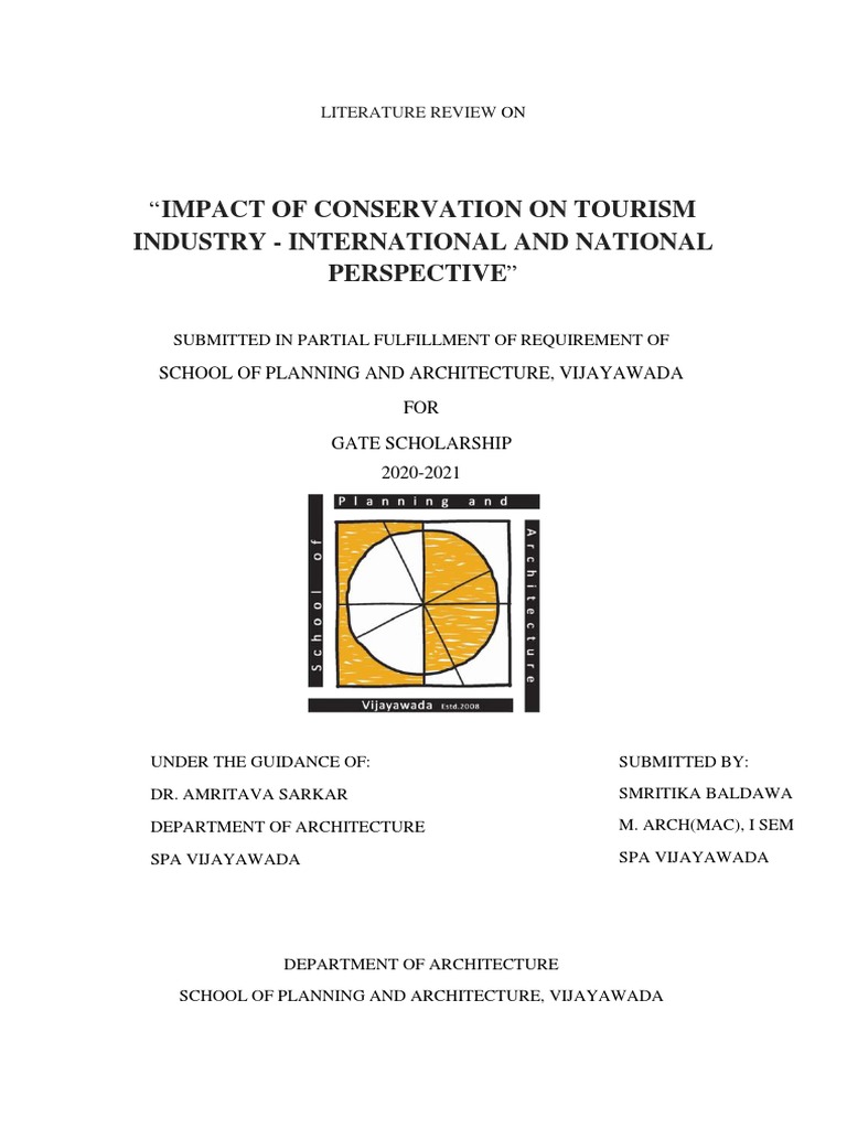 Impact of Conservation On Tourism Industry | PDF | Cultural Heritage ...