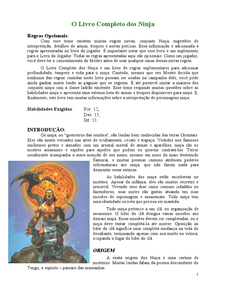 Guia Completo sobre Ninja e Ninjutsu | PDF | Arco e flecha | Samurai