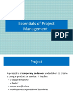 PROJECT MANAGEMENT - Overview