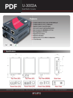 FCU-3002A Datasheet